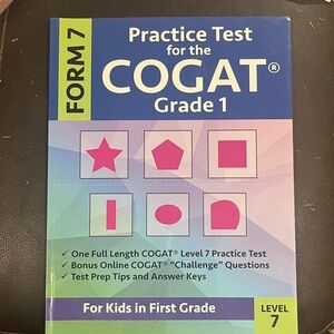 Grade 1 Practice Test Book - Green lightly marked -some pages